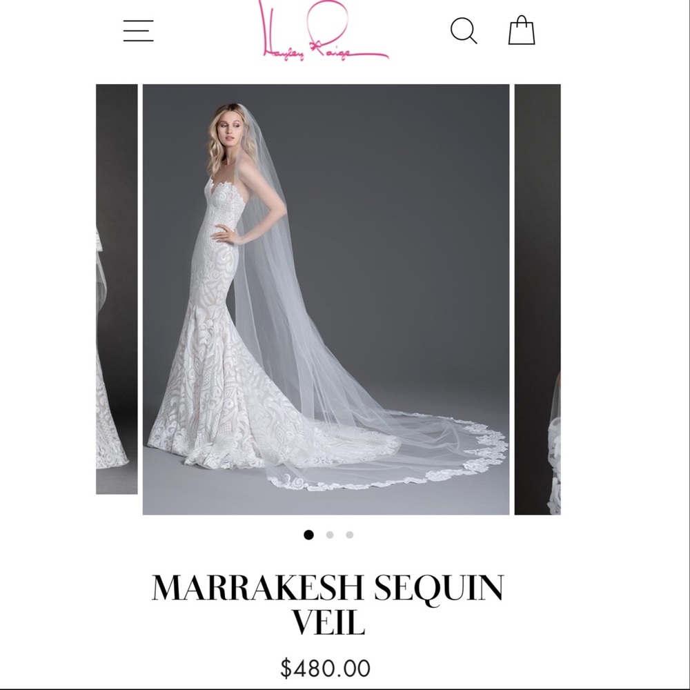 NEW Blush by Hayley Paige Marrakesh Veil Cathedral